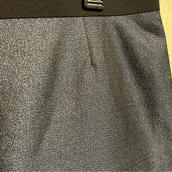 Ann Taylor LOFT Short Skirt Blue Metallic Shimmery Size 16 - Picture 2 of 10